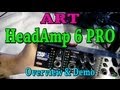 ART HeadAmp 6 PRO - Overview and Demo ...