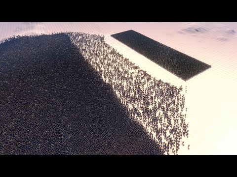 10.000 MODERN SOLDIERS vs 40.000 GOLDEN KNIGHTS - Ultimate Epic Battle Simulator