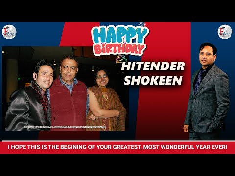 Happy Birthday to Hitender shokeen Ji 🎂