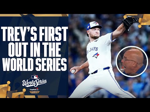 Trey Yesavage strikes out Shohei Ohtani for 1st out of 2025 World Series (Ft. his family's reaction)