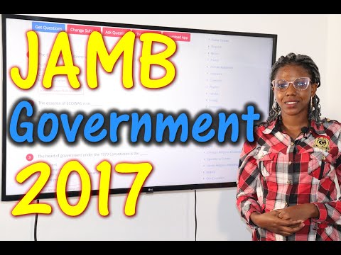 JAMB CBT Government 2017 Past Questions 1 - 20