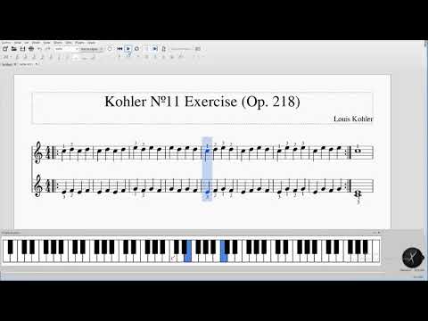 Kohler Nº11 (Exercise) Op.218 - Piano tutorial