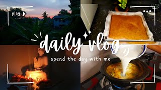 Download lagu නිවාඩු දවසක හදපු BANANA CAKE එක 🤗❤️ mp3