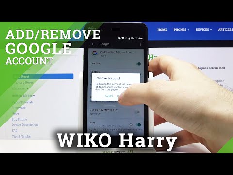 How to Add Account on WIKO Harry – Sing into Google