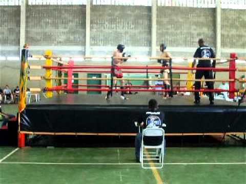 1° Copa de Muay Thai em ITU GP 1°luta 1°round 1°Vitória Lucas Fidelis