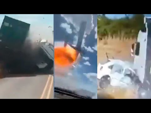 Avião bate em fiação elétrica e explode na sequência | Compilação de momentos incríveis