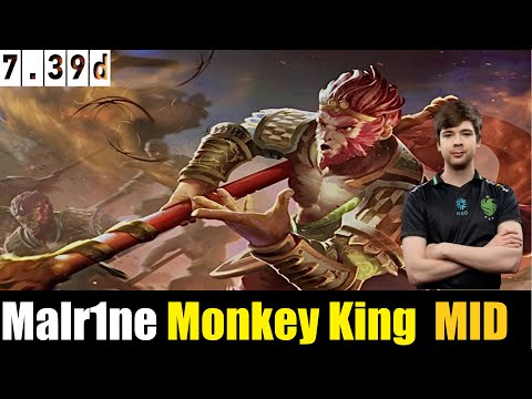 🤯 Malr1ne [Monkey King] MID 7.39D - DOTA 2 HIGHEST MMR MATCH#dota2  #dota2gameplay