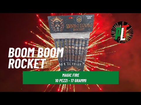Test Razzo BOOM BOOM ROCKET 10 pezzi di MAGIC FIRE