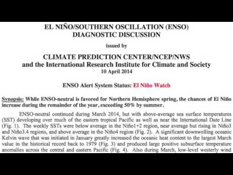 El Niño in 2014 - Will we have one?