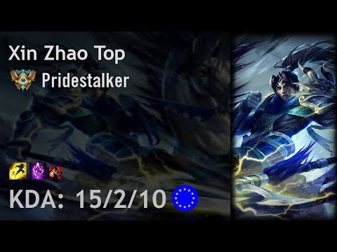Xin Zhao Top vs Cho'Gath - Pridestalker - EUW Challenger Patch 7.20
