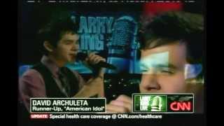 David Archuleta sings Pat-A-Pan on Larry King Live