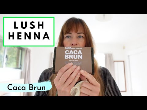 Lush Henna Caca Brun Before and After