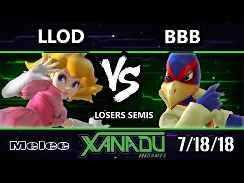 S@X 259 SSBM - lloD (Peach) Vs. BBB (Falco) - Smash Melee Losers Semis