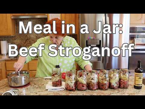 Meal in a Jar: Beef Stroganoff