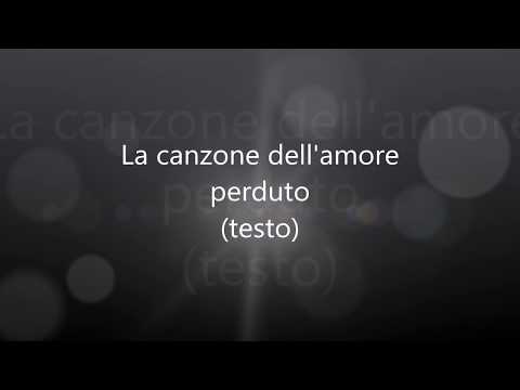 Fabrizio De Andrè - La canzone dell'amore perduto (testo + audio originale)