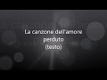 Fabrizio De Andrè - La canzone dell'amore perduto (testo + audio originale)