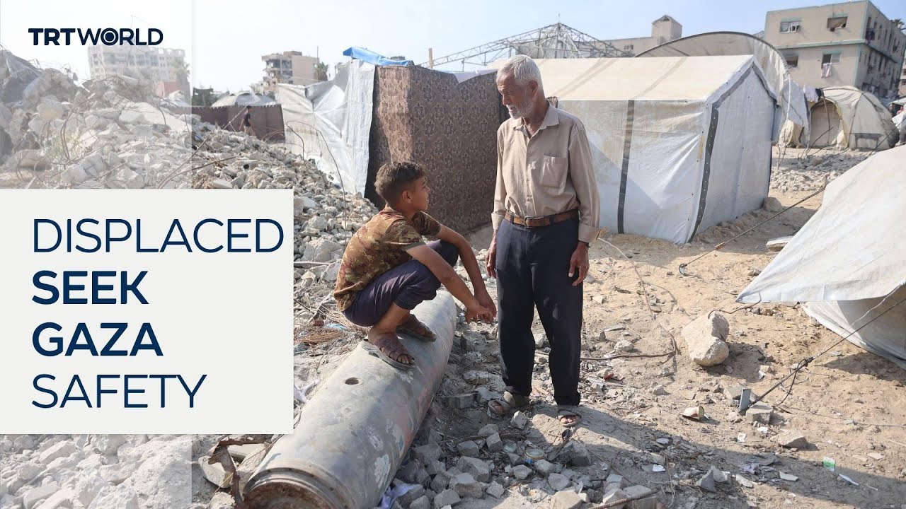 Displaced families shelter amid ruins as Gaza faces humanitarian crisis