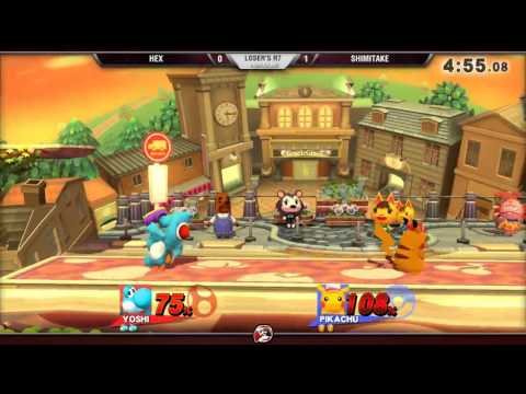VS Weekly 1/7/16 - Losers R7 - Hex (Yoshi) vs. Shimitake (Pikachu) - Smash 4