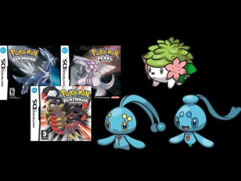 Pokémon Platino, Diamante e Perla: come ottenere Shaymin, Manaphy e Phione