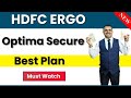 Discover HDFC ERGO S Optima Secure Plan Affordable Comprehensive Coverage Yogendra Verma BCC