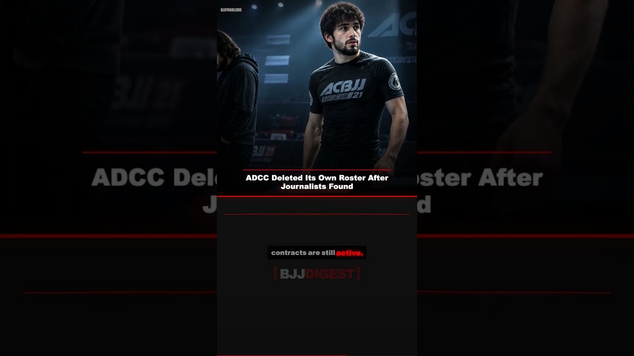 ADCC's Deleted Roster (Athletes Stayed) #Shorts