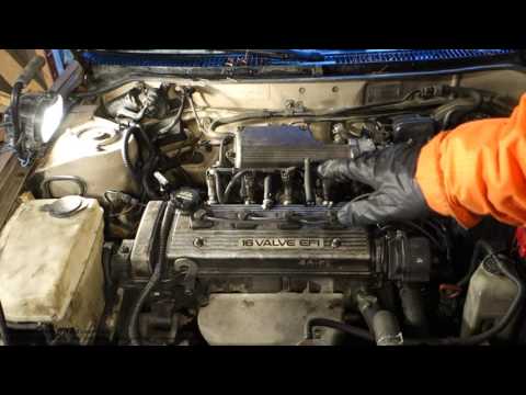 PCV valve location Toyota Corolla. Years 1992 to 2000