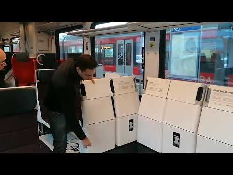 Flexible Abteile für Velo und Gepäck im SOB FLIRT