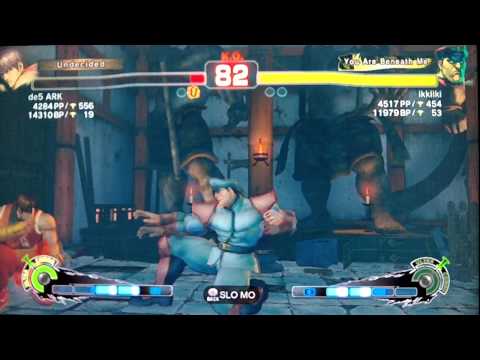 SSF4 AE:2012 de5 ARK (Guy) vs ikkilki (Bison)