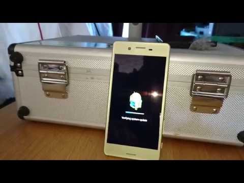 install new update on xperia x performance