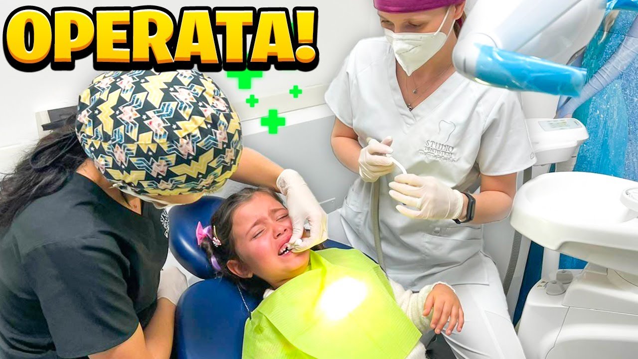 VLOG! ANDIAMO DAL DENTISTA A TOGLIERE I DENTI DAVANTI CON LA MAMMA DI ILARY! * ilary piange!! *
