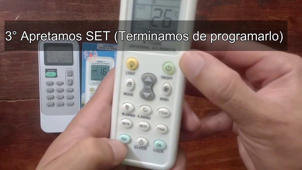 Watch Now como programar control remoto universal Aire K-1028E como programar control remoto universal Aire K-1028E