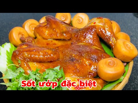 Gà mẹt tre nướng