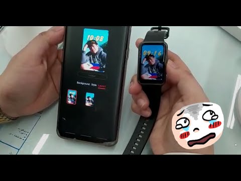 how to put your own photo in your HUAWEI FIT WATCH using huawei health app(SIMPLE AND VERY EASY)
