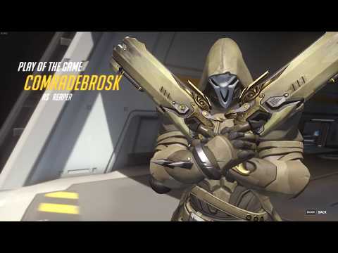 Overwatch cleaning the space station with reaper