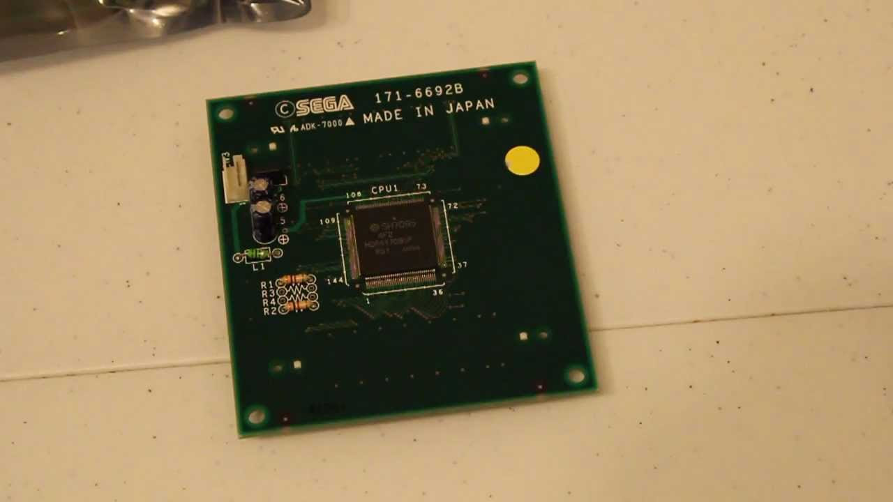 Sega Saturn Sophia SH-2 CPU Cards 171-6692B
