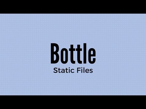 Python Bottle Static Files
