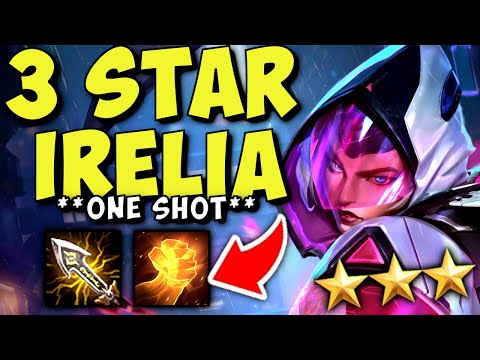 3 Star Irelia one shots everyone! ⭐⭐⭐  | Teamfight tactics / TFT | 3 Star Irelia | Irelia 3 Star