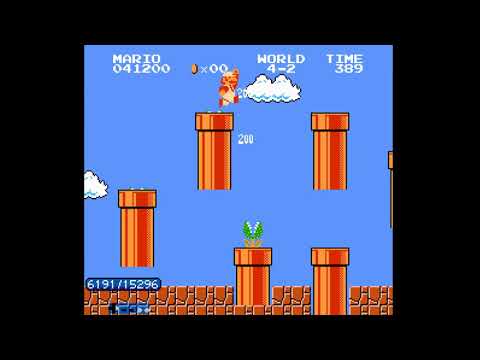 [TAS] Super Mario Bros. "ATEOPT" in 4:06.444