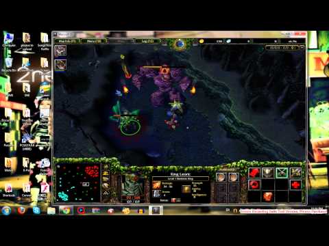 DotA - Ursa & Skeleton King Level 1 Roshan !!