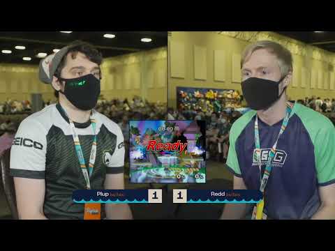 Plup vs Redd - Melee Singles Top 64 - Riptide 2022 | Sheik vs Fox