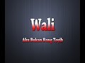 WALI Aku Bukan Bang Toyib Karaoke Lyrics