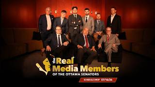 The Real Media Members of the Ottawa Senators 2026-27 NHL Schedule Release