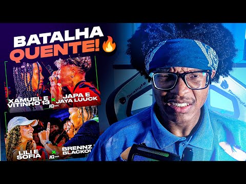 (PEGOU FOGO!🔥) XAMUEL E VITINHO 13 X JAPA E JAYA LUUCK | LILI E SOFIA X BRENNUZ E BLACKOUT | React