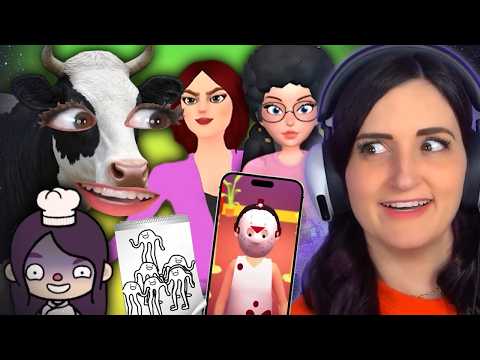 I Tried Playing These CREEPY App Games ...But They Were Actually TRAUMATIC!