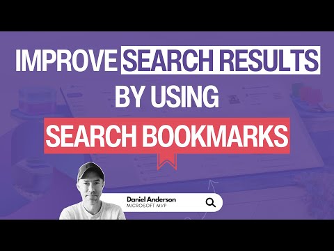 Microsoft 365 Search Bookmarks