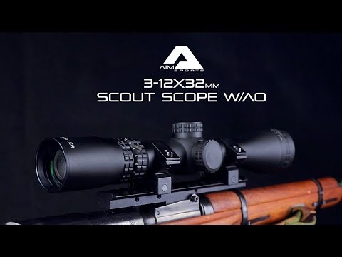 3-12x32mm Scout Scope W/AO - AIM Sports Inc.