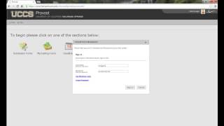 Provost Portal How to Sign In