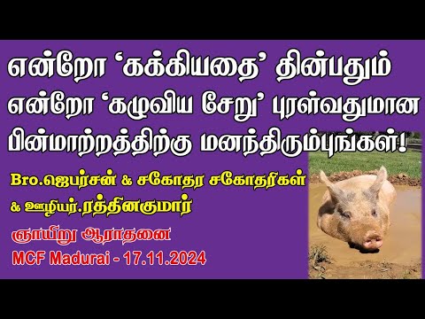 Eating the 'old' vomit? Rolling 'again' in dirty mud? Repent, a call from God!