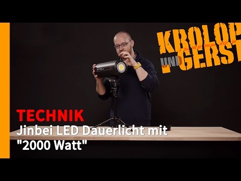 Jinbei LED continuous light with "2000 watts" 📷 TECHNOLOGY 📷 Krolop&Gerst