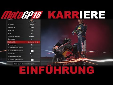 EINFÜHRUNG IN DIE KARRIERE | MotoGP 18 KARRIERE #001[GERMAN] PS4 Gameplay